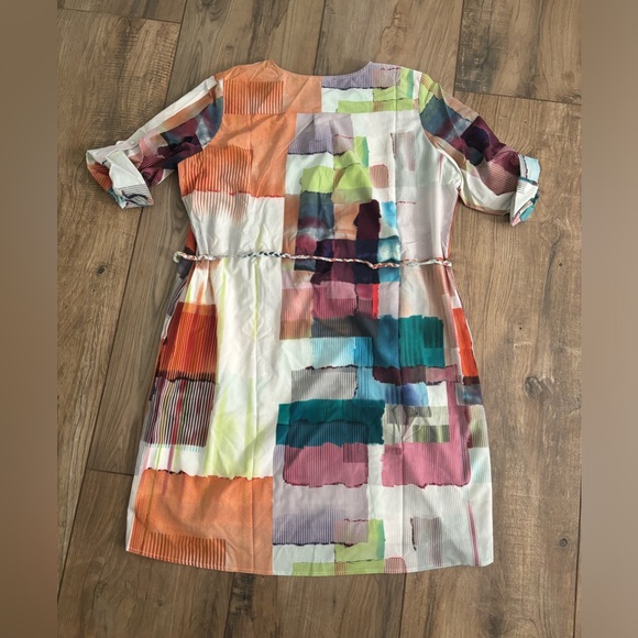 Kelly by Clinton Kelly multicolor patchwork stained glass dress NWT - Picture 6 of 7